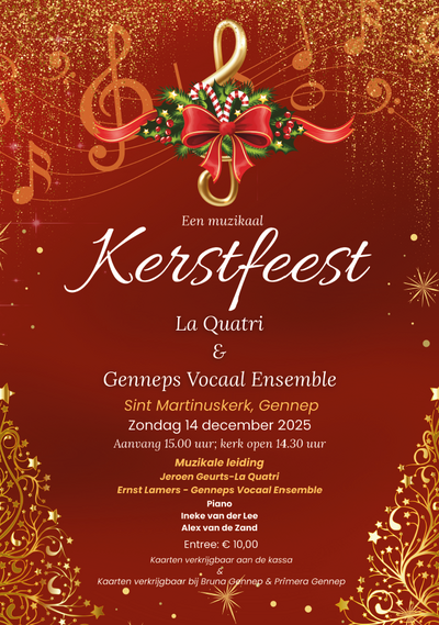 Affiche kerstconcert